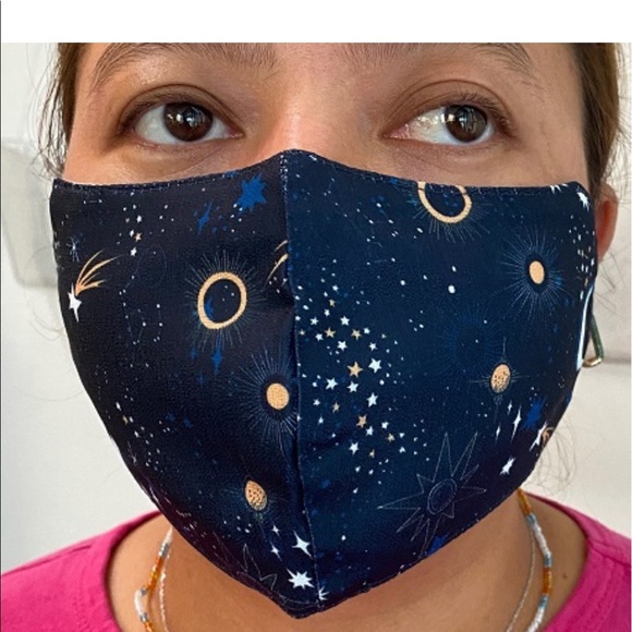 Celestial Print Face Mask - Picture 1 of 2